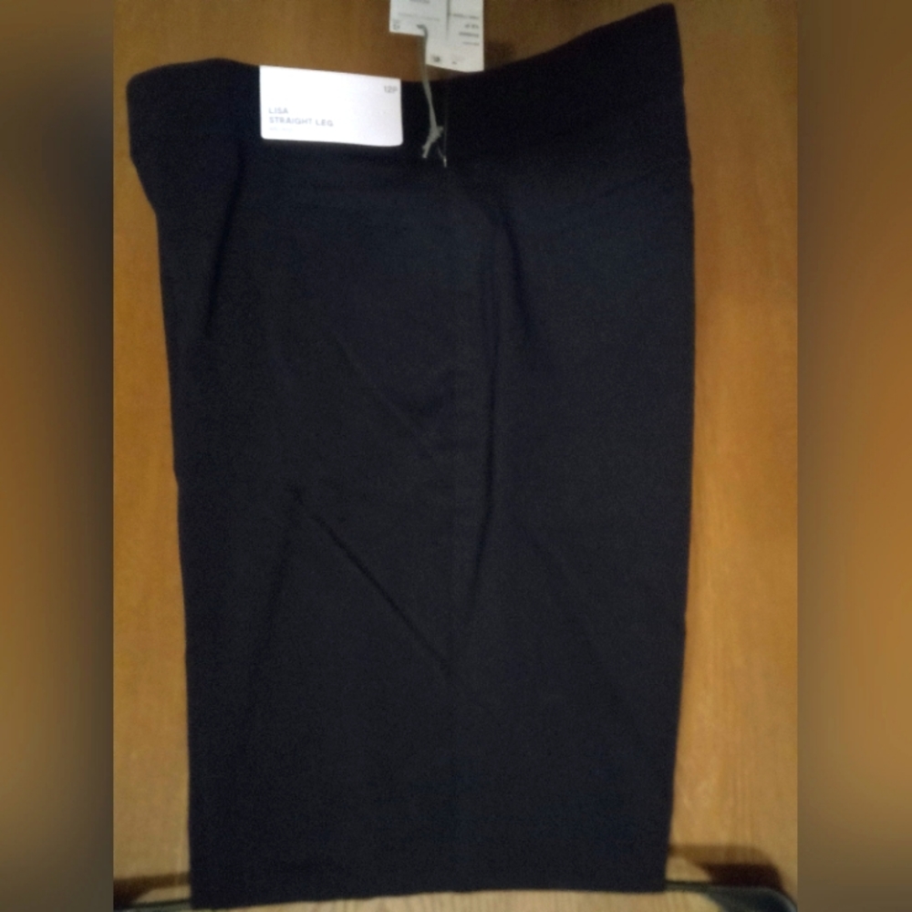 2 size 12 petite navy blue work pants Liz Claiborne and Allure